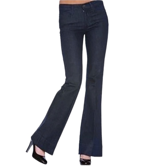 Goldsign Denim - NWT Goldsign Dark Blue Wash Mid-Rise Bootcut Jeans